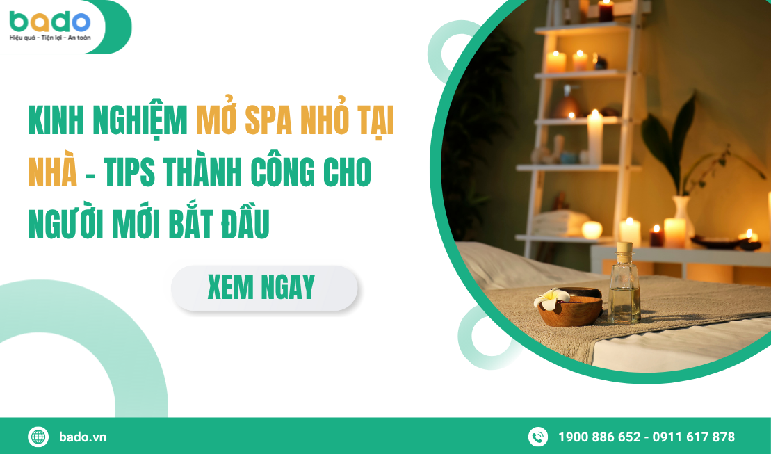 Kinh nghiệm mở spa nhỏ tại nhà cho người mới bắt đầu